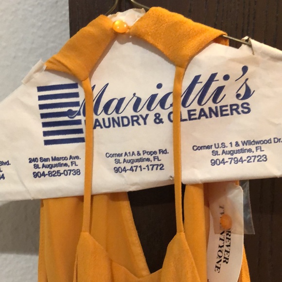 Forever 21 mustard high neck short dress - Picture 7 of 7